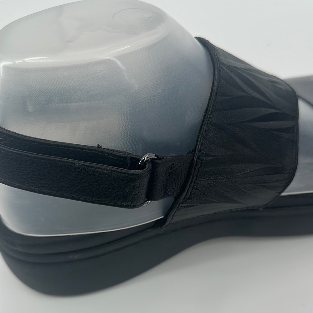 Vionic Black Platform Sandals Adjustable Ankle St… - image 7